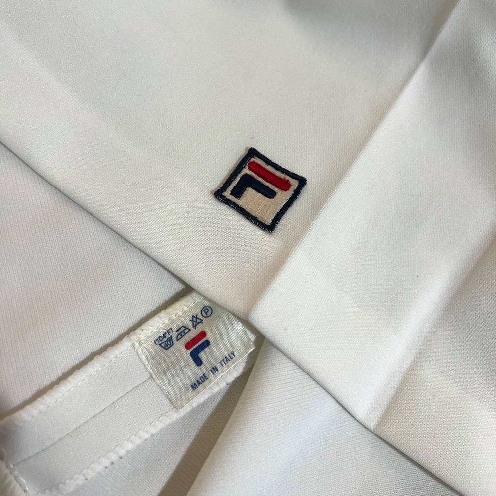 Fila Vintage White Tennis Skirt Made in Italy - Picture 5 of 7